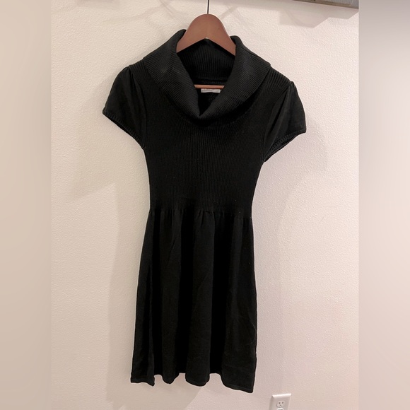 Calvin Klein Dresses & Skirts - Calvin Klein Wool cowl neck Sweater Dress in Black